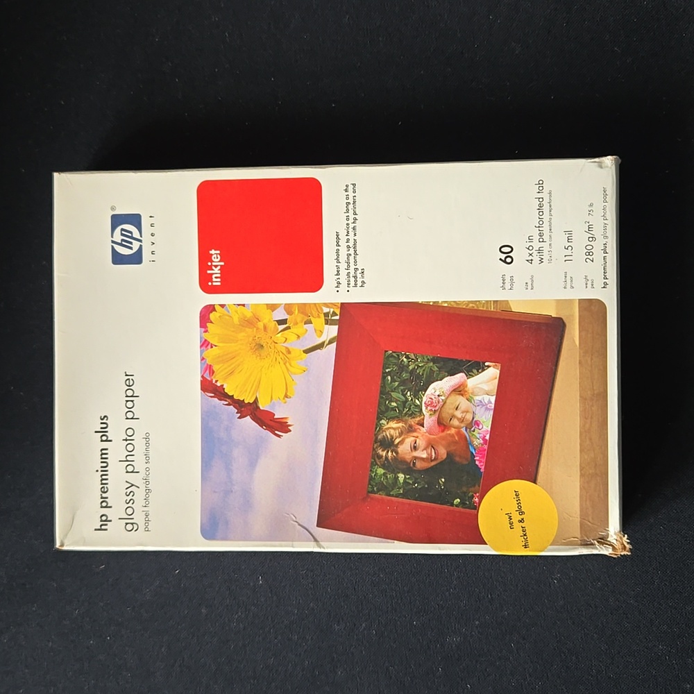 Hp premium plus glossy photo paper